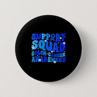 Crc colon cancer awareness support squad blue button