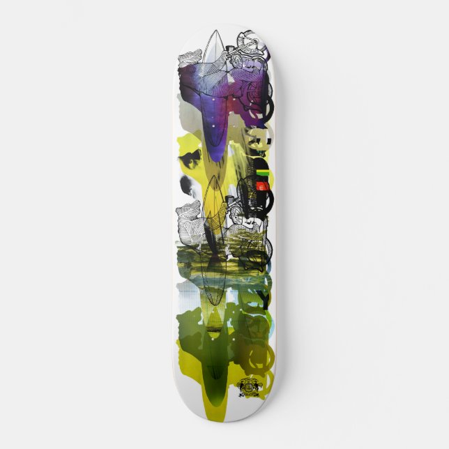 CRE8orDIE SURF BEAR DECK (Front)