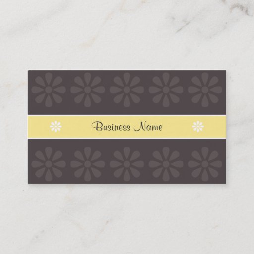 Customizable CRE8TIVE DESIGN 04 GREY YELLOW BUSINESS CARD TEMPLATE