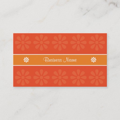 Customizable CRE8TIVE DESIGN 04 ORANGE BUSINESS CARD TEMPLATE