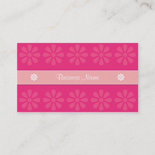 Customizable CRE8TIVE DESIGN 04 PINK BUSINESS CARD