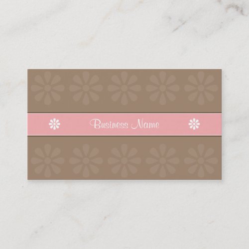 CRE8TIVE DESIGN 04 PINK MOCHA BUSINESS CARDS