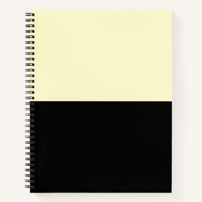 Cream and Black Notebook (Front)