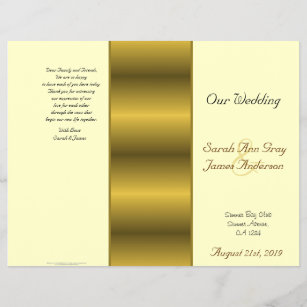 Jewish Wedding Programs Zazzle