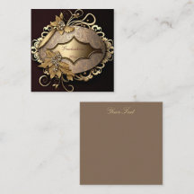 Cream and Gold Scrapbook Style