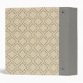 Cream and Gray Recipe Binder | Zazzle