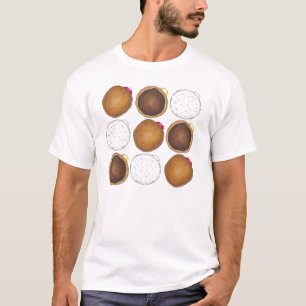 Cream and Jelly-Filled Donut Donuts Tee Shirt
