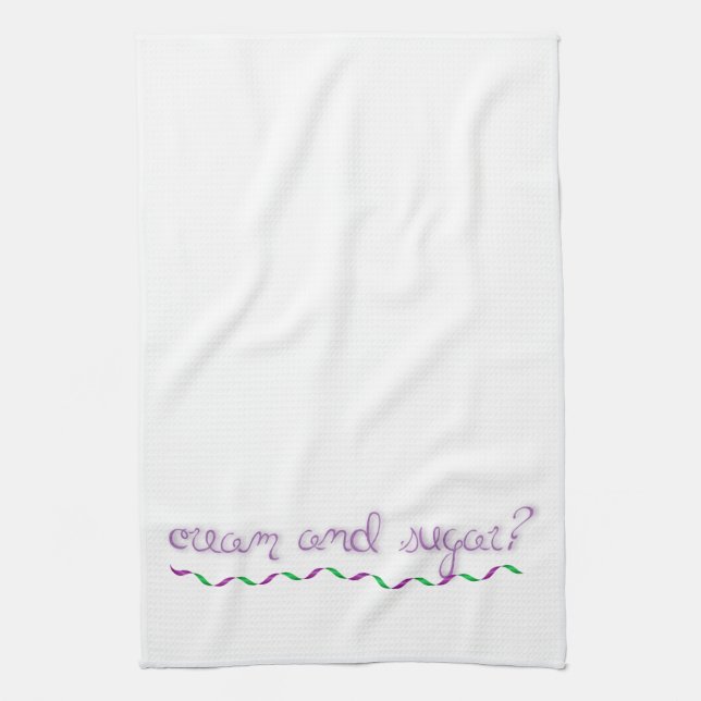 Cream and Sugar? Towel (Vertical)