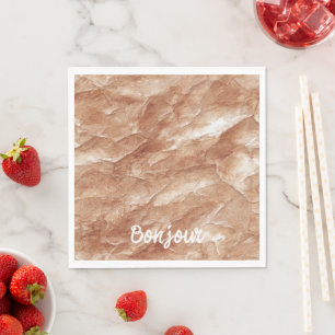 Cream Apple Tart Napkins