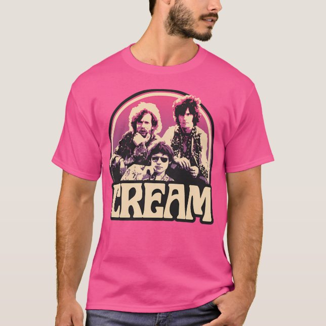 Cream Band T-Shirt (Front)