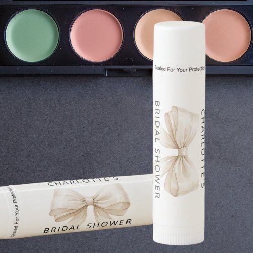 Cream beige bow Bridal Shower