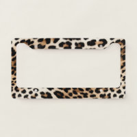 Cream Black Leopard Print