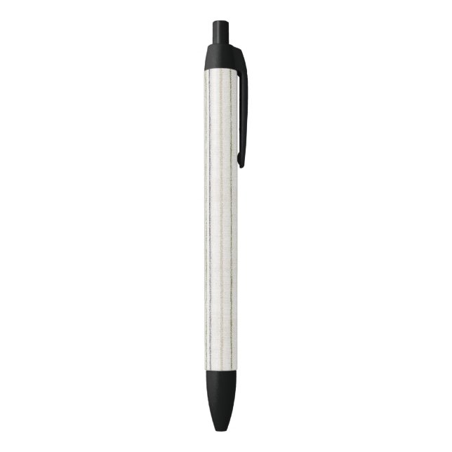Cream Blue Green Stripes Pen (Bottom (Vertical))
