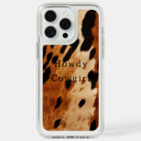 Cream Brown Cowhide Animal