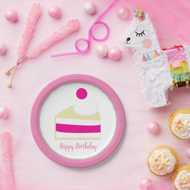 Cream Cake Party Paper Plates (Party)
