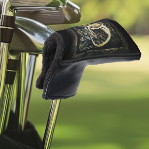 Cream Celtic Art Dragon Fantasy Golf Head Cover