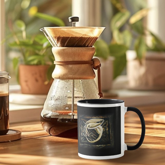 Cream Celtic Art Dragon Fantasy  Mug (Creator Uploaded)