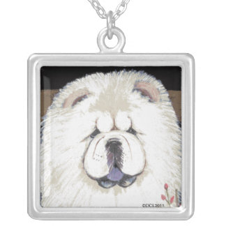 Cream chow Necklace