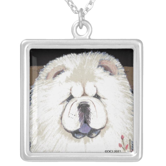 Cream chow Necklace (Front)