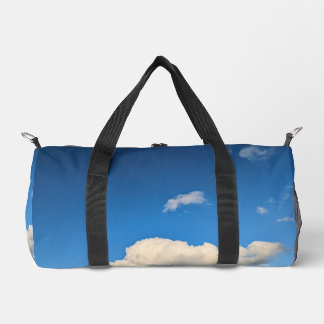 Cream clouds duffle bag (Front)