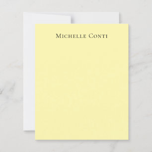 Cream Color Minimalist Plain Elegant Paper Sheet