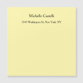 Cream Color Professional Unique Classical Card (Front)