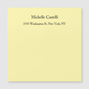 Cream Color Professional Unique Classical Card