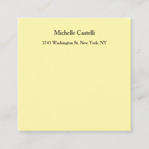 Cream Color Professional Unique Classical Enclosure Card