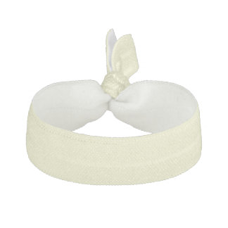 Cream colored hair tie