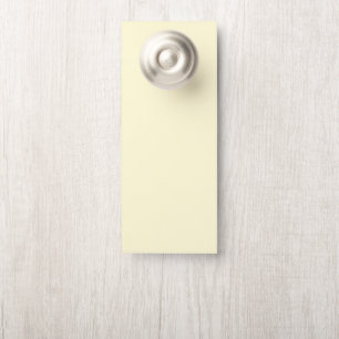 Cream Door Hanger