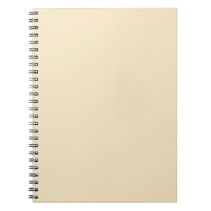 Cream Ecru Beige Notebook