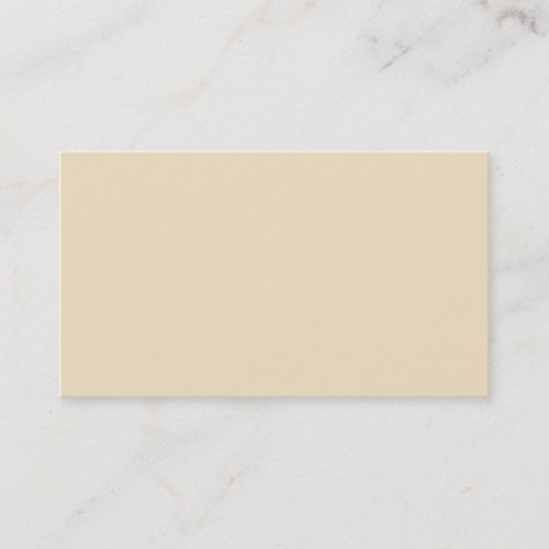 Cream Ecru Business Card