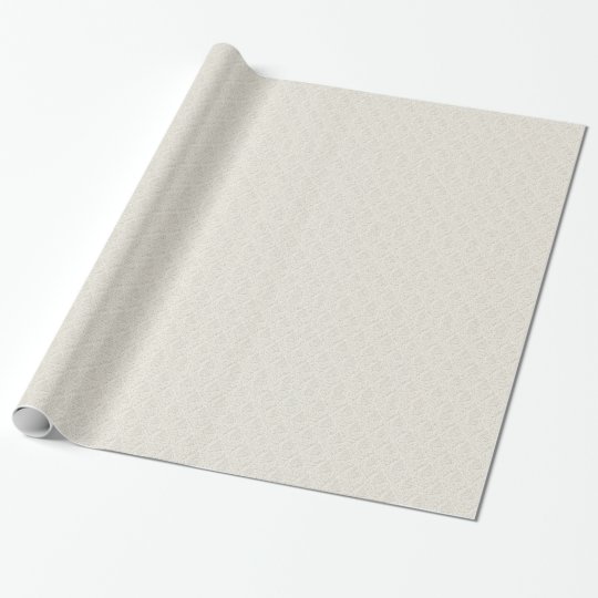 Cream Elegance Damask Wrapping Paper