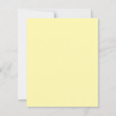 Cream Elegant Plain Simple Minimalist Paper Sheet (Back)
