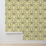 Cream Floral Pattern Wallpaper