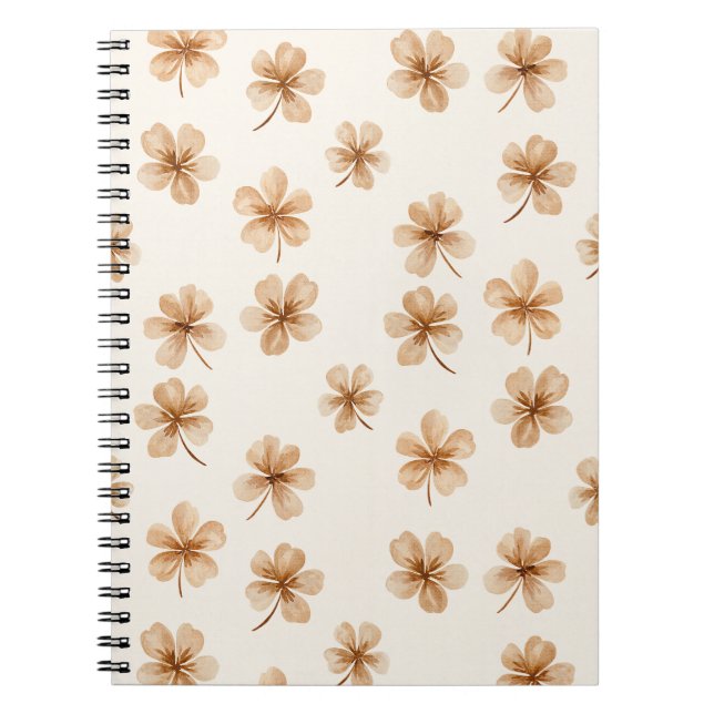 Cream Flowers Notebook (Front)