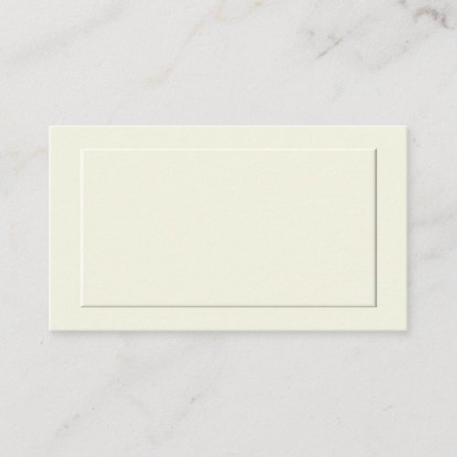 Cream Formal Place Cards Business Card Template