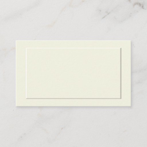 Customizable Cream Formal Place Cards Business Card Template