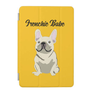 Cream French Bulldog, Frenchie Babe iPad Mini Cover