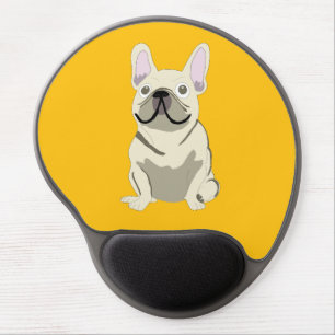 Cream French Bulldog, Gel Mouse Pad