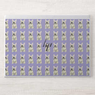 Cream French Bulldog HP Laptop Skin