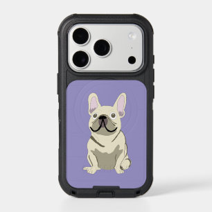 Cream French Bulldog, I Love my Dog iPhone 17 Pro Case