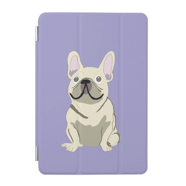 Cream French Bulldog,  iPad Mini Cover (Front)
