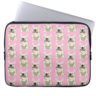 Cream French Bulldog Laptop Sleeve