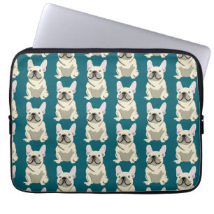 Cream French Bulldog Laptop Sleeve