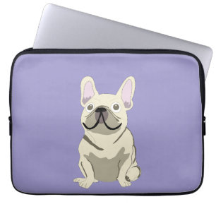 Cream French Bulldog,  Laptop Sleeve