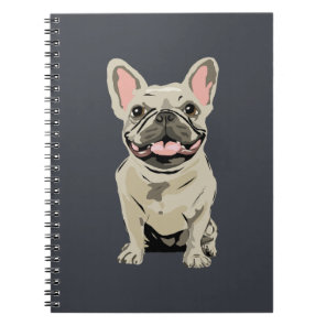 Cream French Bulldog Notebook