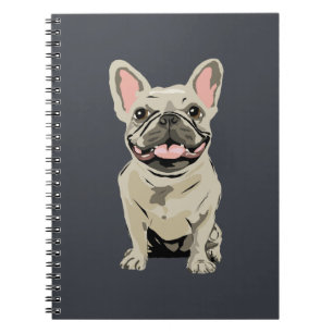 Cream French Bulldog Notebook