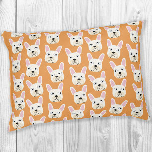 Cream French Bulldog Pet Bed