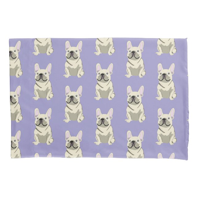 Cream French Bulldog,  Pillow Case (Front)